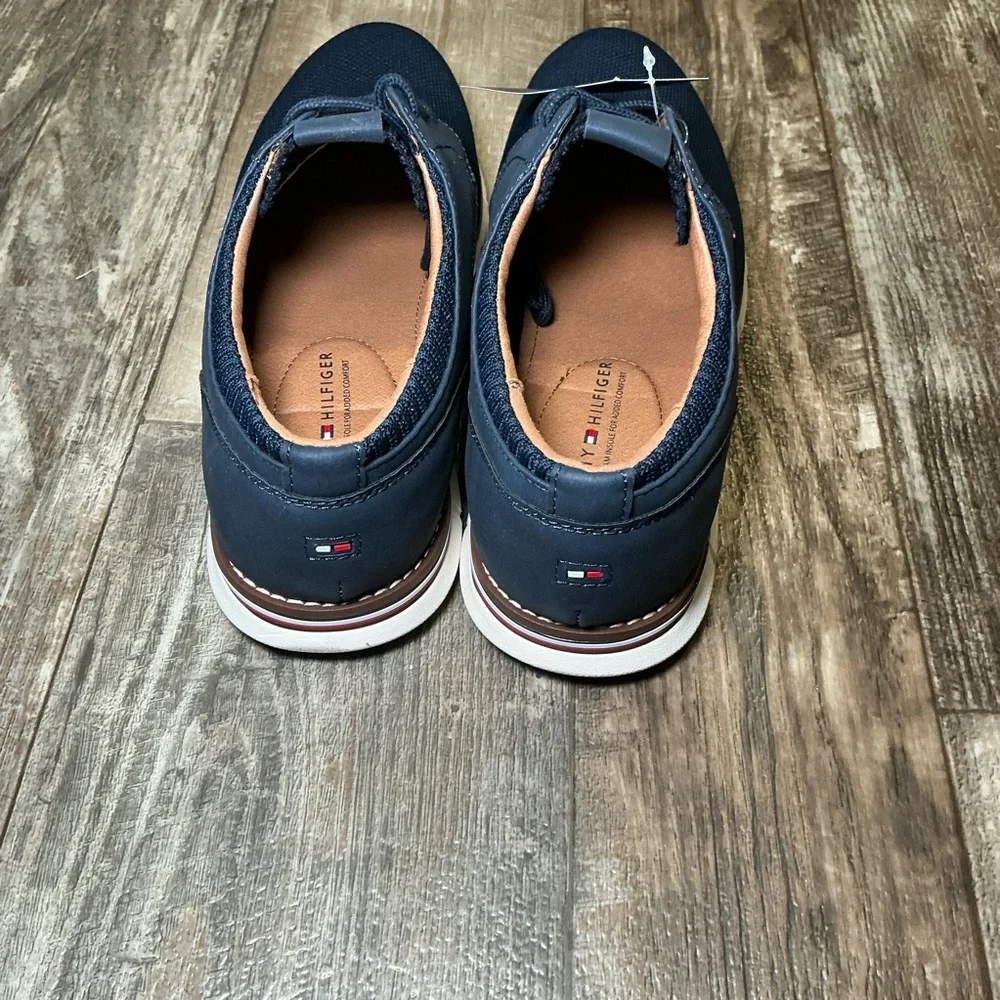 Tommy Hilfiger Navy Blue Oxfords Size 10 - Picture 11 of 16
